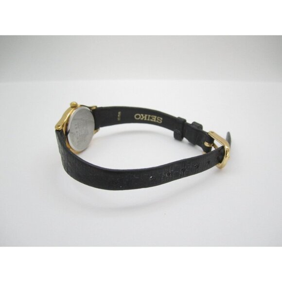 Women Seiko Quartz Roman Analog 19mm Round Watch (H891) "New Battery" 1N01-0E19 - Picture 9 of 9